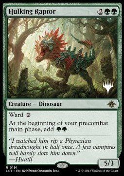 Hünenhafter Raptor (V.2) PLCI-191 Rare Excellent Deutsch Foil