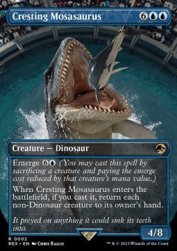Cresting Mosasaurus REX-2 Rare Near Mint Englisch