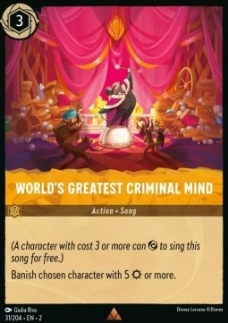 World's Greatest Criminal Mind 2ROF-31 Rare Near Mint Englisch