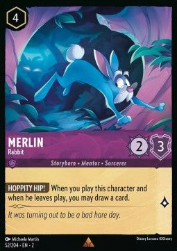 Merlin - Hase 2ROF-52 Rare EX Deutsch