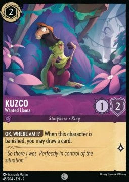 Kuzco - Wanted Llama 2ROF-45 Common EX Englisch