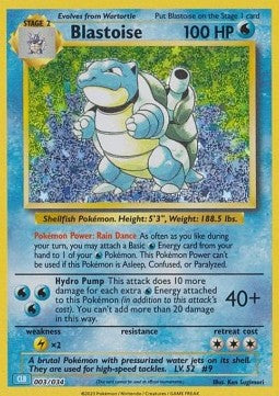 Blastoise CLB-003 Fixed Near Mint Englisch