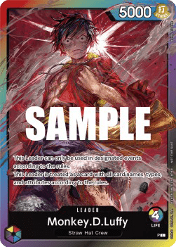 Monkey.D.Luffy (V.1) P Leader Near Mint Englisch