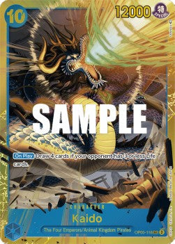 Kaido (OP05-118) (V.1) OP05 Secret Rare Boosterfrisch Englisch