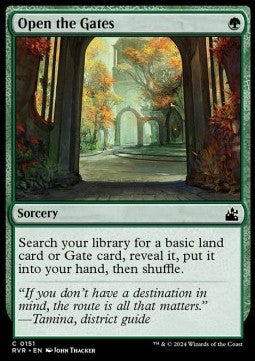 Open the Gates RVR-151 Common Excellent Englisch