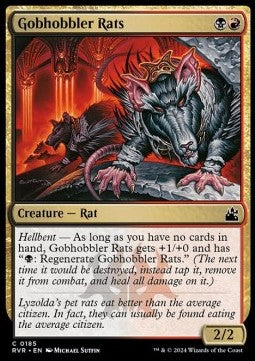 Gobhobbler Rats RVR-185 Common Near Mint Englisch