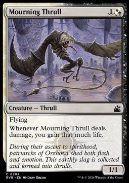 Mourning Thrull RVR-204 Common Near Mint Englisch