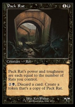 Pack Rat (V.1) XRVR-455 Rare Near Mint Englisch Foil