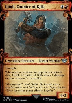 Gimli, Counter of Kills LTRH-580 Uncommon Near Mint Englisch