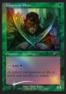 Llanowar Elves RSP-1 Rare Near Mint Englisch Foil