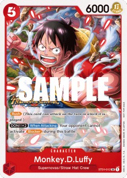 Monkey.D.Luffy (ST01-012) (V.1) UP Super Rare Boosterfrisch Englisch