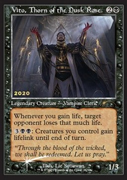 Vito, Thorn of the Dusk Rose 30C-2020 Rare Near Mint Englisch Foil