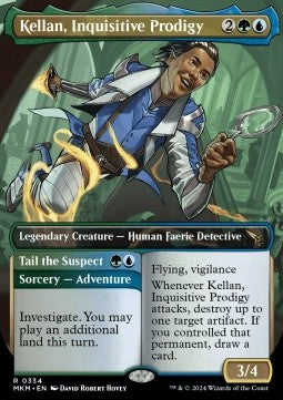 Kellan, Inquisitive Prodigy // Beschatten XMKM-334 Rare Excellent Deutsch