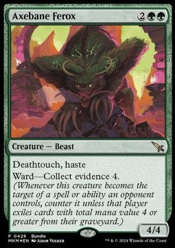 Axebane Ferox PMKM-428 Rare Excellent Englisch Foil