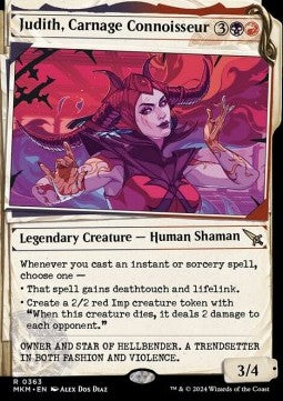 Judith, Carnage Connoisseur XMKM-363 Rare Near Mint Englisch