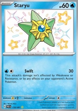 Sterndu PAF-118 Shiny Rare Excellent Deutsch