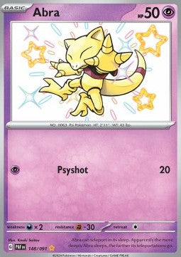 Abra PAF-148 Shiny Rare Excellent Deutsch