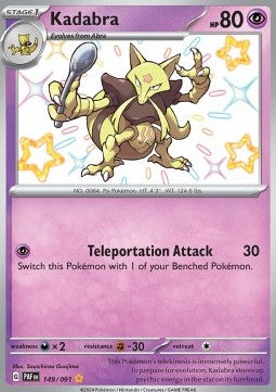 Kadabra PAF-149 Shiny Rare Excellent Englisch