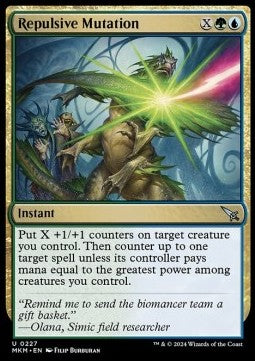 Repulsive Mutation MKM-227 Uncommon Near Mint Englisch Foil