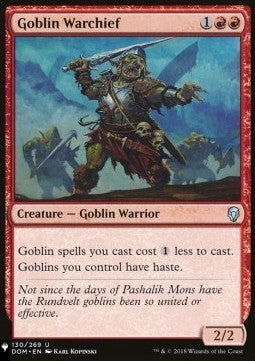 Goblin Warchief ZNL-130 Uncommon Excellent Englisch