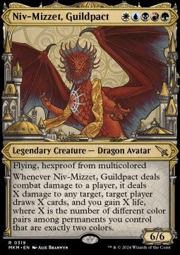 Niv-Mizzet der Gildenbund (V.1) XMKM-319 Rare Near Mint Deutsch