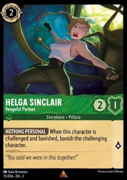 Helga Sinclair - Vengeful Partner 3INK-75 Rare Excellent Englisch Foil