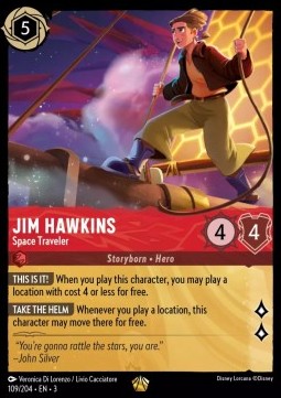 Jim Hawkins - Raumfahrer 3INK-109 Legendary Near Mint Deutsch Foil