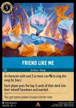 Einen Freund Wie Mich 3INK-160 Rare Near Mint Deutsch Foil