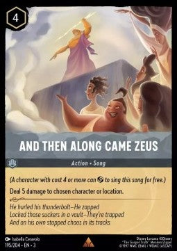 Dann Kam de Große Zeus (V.1) 3INK-195 Rare Excellent Deutsch