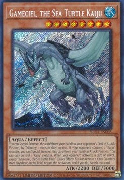 Gameciel, der Kaiju der Meeresschildkröte BLC1-005 Secret Rare Near Mint Deutsch