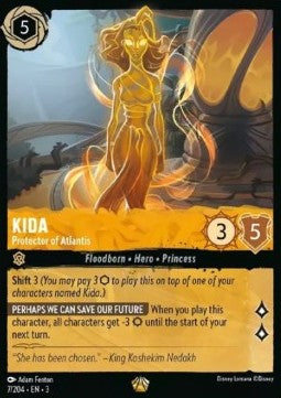 Kida - Wächterin Von Atlantis (V.1) 3INK-7 Legendary Near Mint Deutsch Foil
