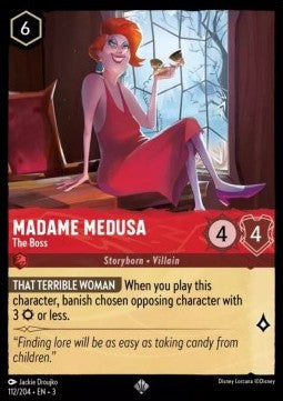 Madam Medusa - Die Chefin 3INK-112 Super Rare Excellent Deutsch