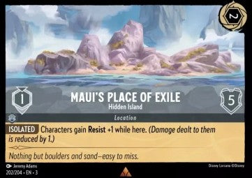 Maus Insel im Exil - Verborgene Insel 3INK-202 Rare Near Mint Deutsch Foil