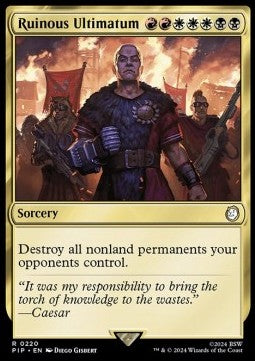 Ruinous Ultimatum PIP-220 Rare Near Mint Englisch