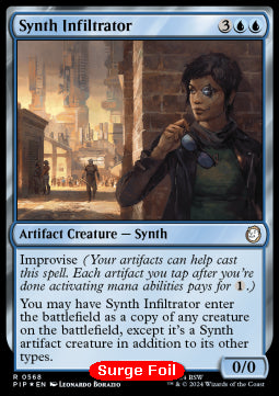 Synth Infiltrator XPIP-568 Rare Excellent Englisch Foil