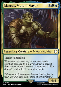 Marcus, Mutant Mayor PIP-109 Rare Excellent Englisch