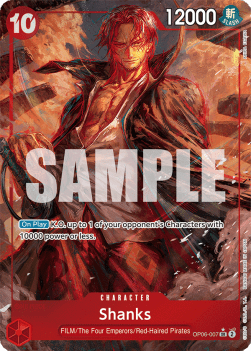 Shanks (OP06-007) (V.2) OP06 Alternate Art Near Mint Englisch