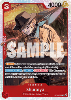 Shuraiya (OP06-009) (V.1) OP06 Super Rare Near Mint Englisch