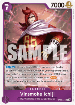 Vinsmoke Ichiji (OP06-061) (V.1) OP06 Rare Near Mint Englisch