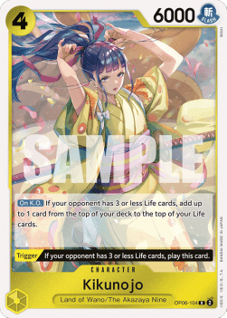 Kikunojo (OP06-104) OP06 Rare Near Mint Englisch