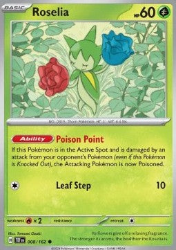 Roselia TEF-008 Common Boosterfrisch Deutsch Reverse Holo
