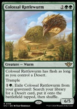 Colossal Rattlewurm OTJ-159 Rare Near Mint Englisch Foil