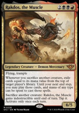 Rakdos, the Muscle OTJ-226 Mythic Near Mint Englisch Foil
