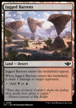 Jagged Barrens OTJ-259 Land Near Mint Englisch