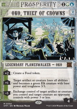 Oko, Thief of Crowns OTP-50 Mythic Excellent Englisch