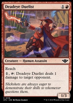 Deadeye Duelist OTJ-119 Common Near Mint Englisch