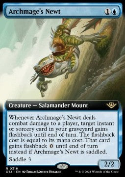 Archmage's Newt XOTJ-316 Rare Excellent Englisch Foil