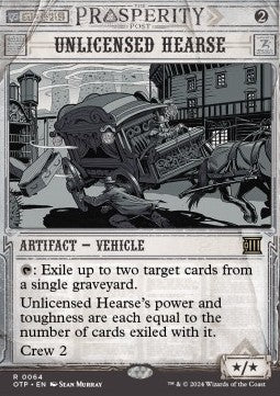Unlicensed Hearse OTP-64 Rare Near Mint Englisch Foil