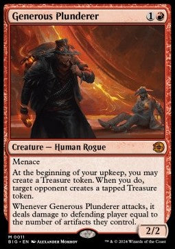 Generous Plunderer BIG-11 Mythic Excellent Englisch