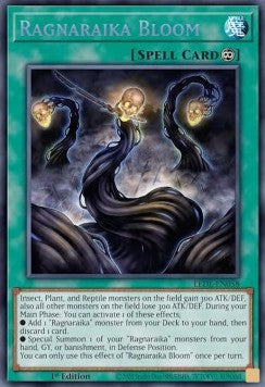 Ragnaraika-Blüte (V.1) LEDE-058 Secret Rare Excellent Deutsch 1. Auflage
